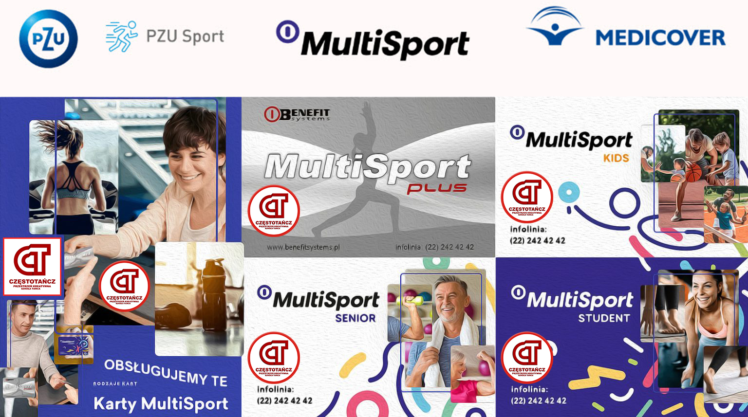 Taniec MultiSport Częstochowa benefitSystems Fitness Medicover Czestochowa